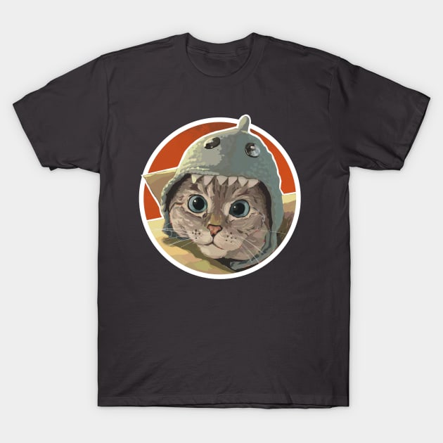 Shark cat shirt cheap